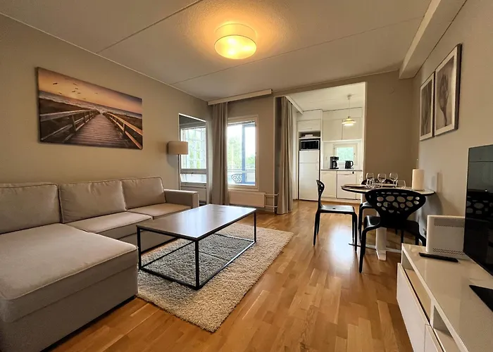 Daire Peaceful Seaside - Sauna, Balcony, Wi-fi